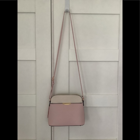 Brand new two tone crossbody blush/off white - Picture 1 of 3